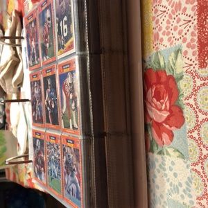 920 football card and +the binder